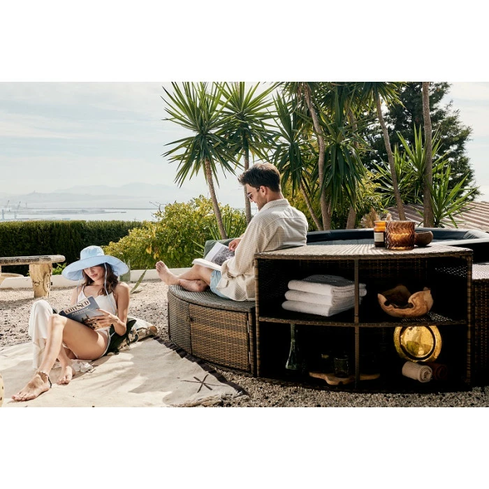 Pack Spa Portable Netspa Octopus 4 à 6 Personnes + Mobilier – Image 15