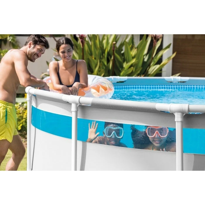 Piscine Tubulaire Ronde Intex Prism Frame Clear Window 4,88 X 1,22 M – Image 7