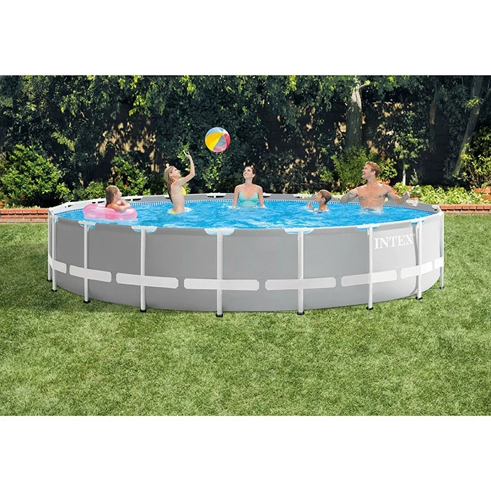 Piscine Tubulaire Ronde Intex Prism Frame 6,10 X 1,32 M – Image 2