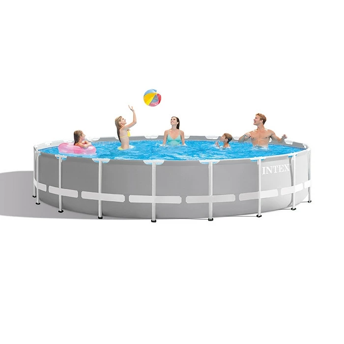 Piscine Tubulaire Ronde Intex Prism Frame 6,10 X 1,32 M