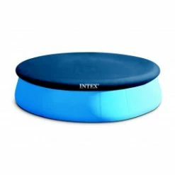 Bâche De Protection Intex Pour Piscine Autoportée Ronde Ø 3,96 M