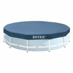 Bâche De Protection Intex Pour Piscine Tubulaire Ronde Ø 3,66 M