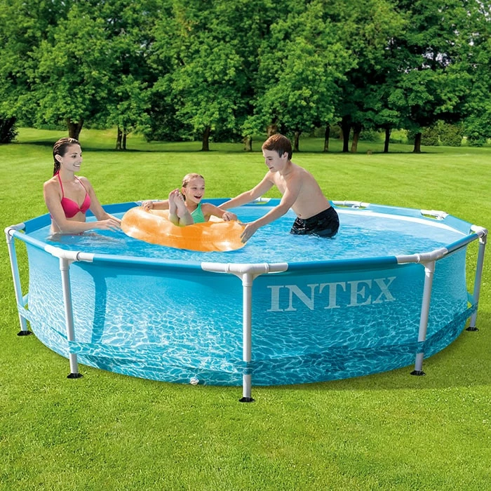 Piscine Tubulaire Intex Metal Frame Océan 3,05 X 0,76 M + Pompe Filtration à Cartouche 1 M³/h – Image 2