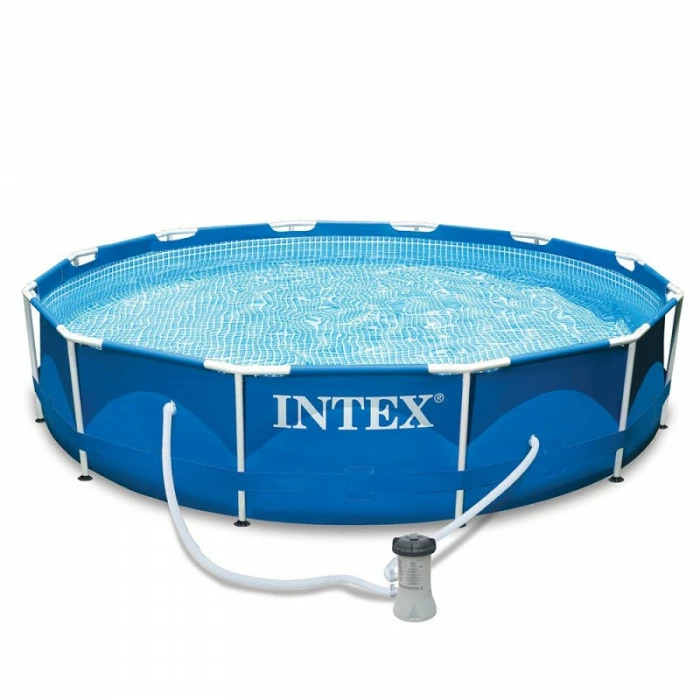 Piscine Tubulaire Intex Metal Frame 3.66 X 0.76 M + épurateur 1,7 M3/h