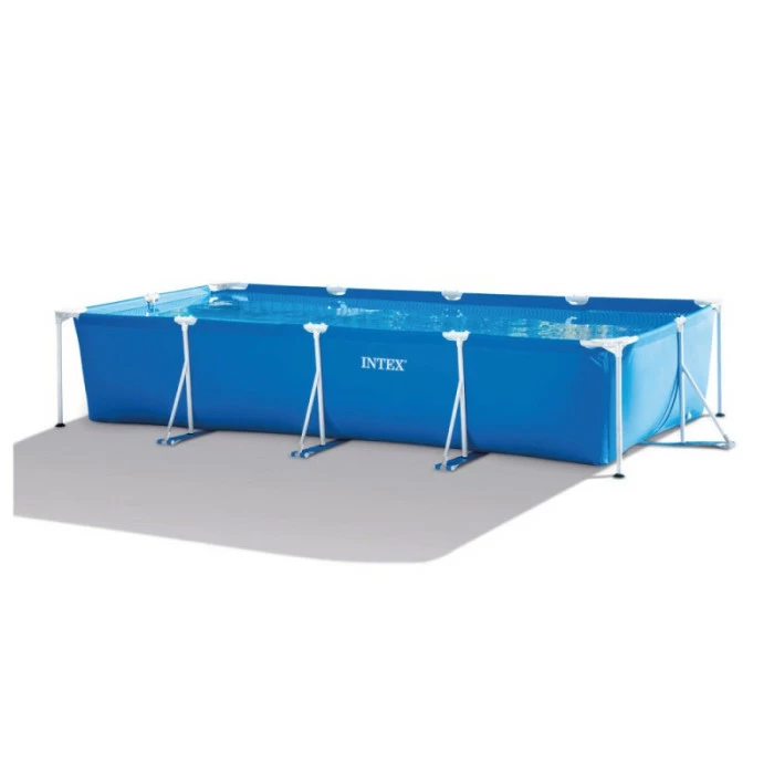 Piscine Tubulaire Intex Metal Frame 4,50 X 2,20 X 0,84 M + Épurateur 1,7 M³