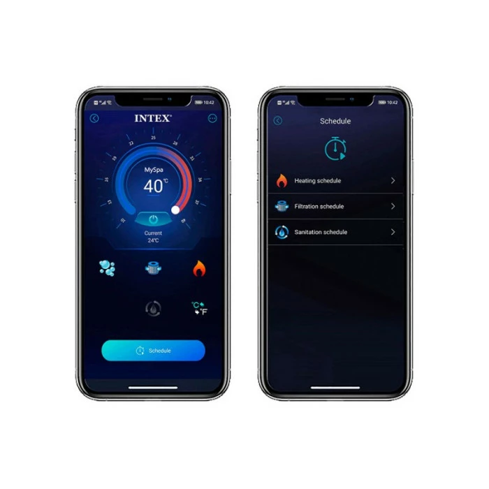 Spa Gonflable Intex PureSpa Chevron 6 Places – Image 2