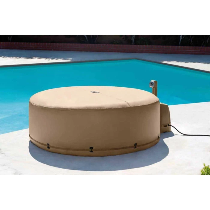 Couverture Thermique Pour Spa Gonflable Intex Pure Spa Rond 4 Places – Image 2
