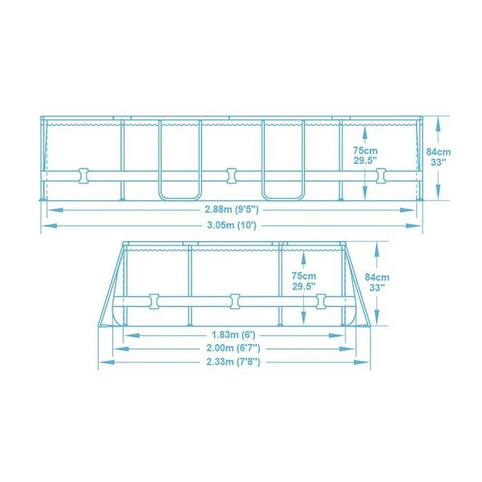Piscine Ovale Bestway Power Steel™ 3,05 X 2 X 0,84 M – Image 3