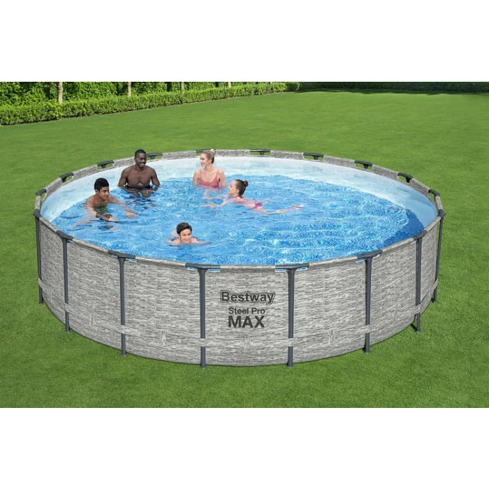 Piscine Tubulaire Ronde Bestway Steel Pro Max 5,49 X 1,22 M – Image 2
