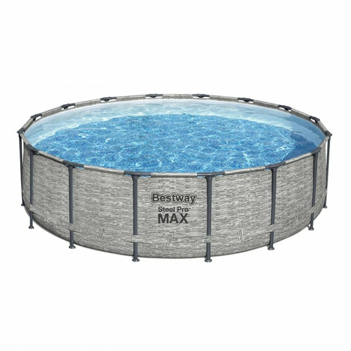 Piscine Tubulaire Ronde Bestway Steel Pro Max 4,88 X 1,22 M
