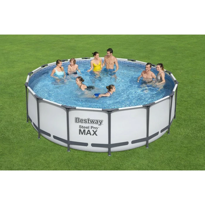 Piscine Tubulaire Bestway Ronde Steel Pro Max 4,57 X 1,22 M – Image 3