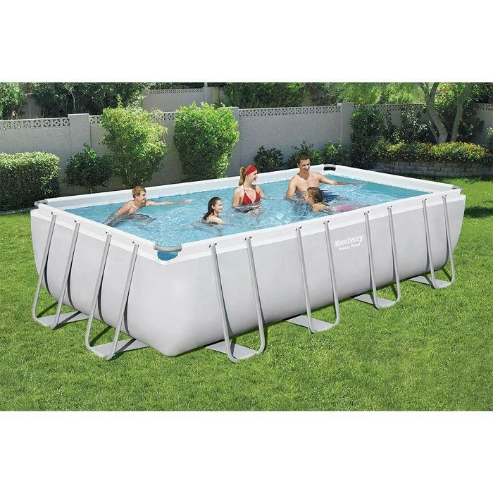 Piscine Tubulaire Rectangulaire Bestway Power Steel 5,49 X 2,74 X 1,22 M Avec Filtre à Sable – Image 2