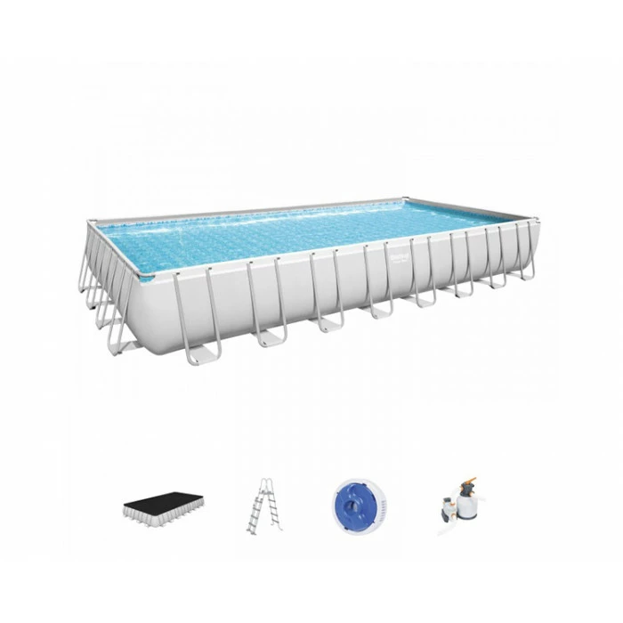 Piscine Tubulaire Rectangulaire Bestway Power Steel™ 9,56 X 4,88 X 1,32 M – Image 3