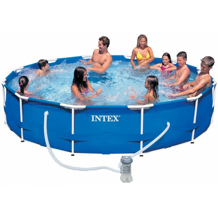 Piscine Tubulaire Intex Metal Frame 3.66 X 0.76 M + épurateur 1,7 M3/h – Image 2