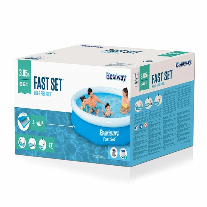 Piscine Autoportée Bestway Fast Set™ 3,05 X 0,66 M Avec Filtration – Image 7