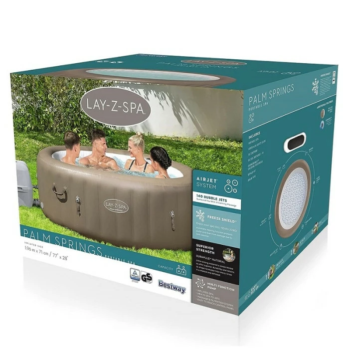 Spa Gonflable Bestway Lay-Z Spa PALM SPRINGS AirJet 6 Places – Image 7