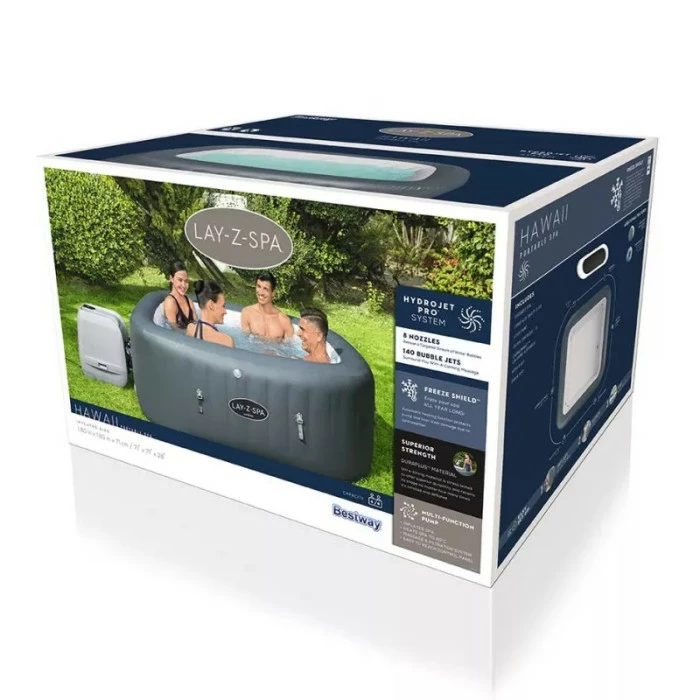 Spa Gonflable Bestway Lay-Z Spa HAWAII HydroJet Pro 6 Places – Image 7