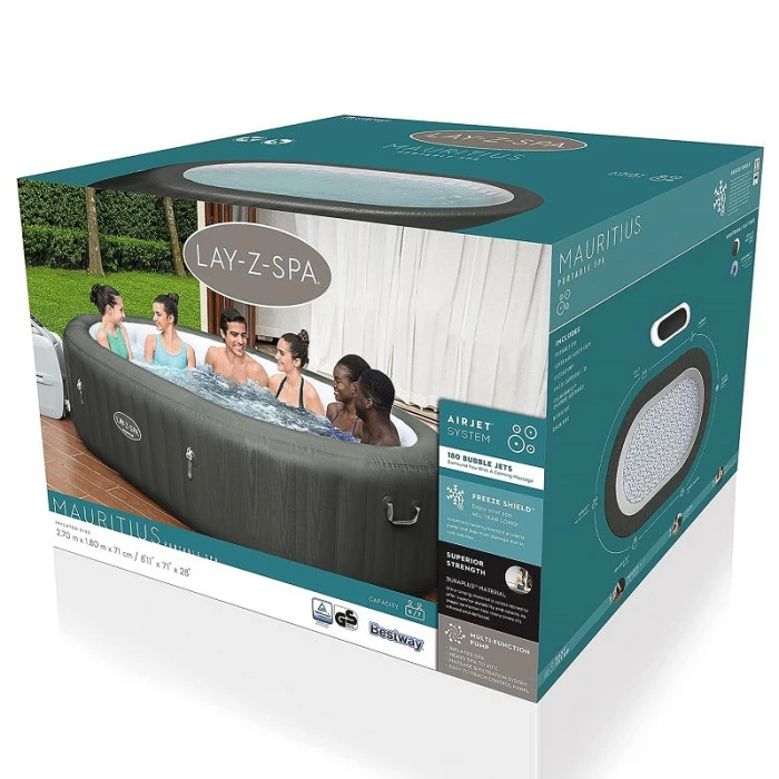 Spa Gonflable Bestway Lay-Z Spa MAURITIUS AirJet 7 Places – Image 7