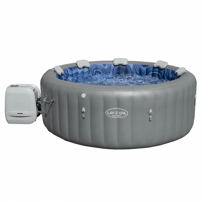 Spa Gonflable Bestway Lay-Z Spa SANTORINI HydroJet Pro 7 Places