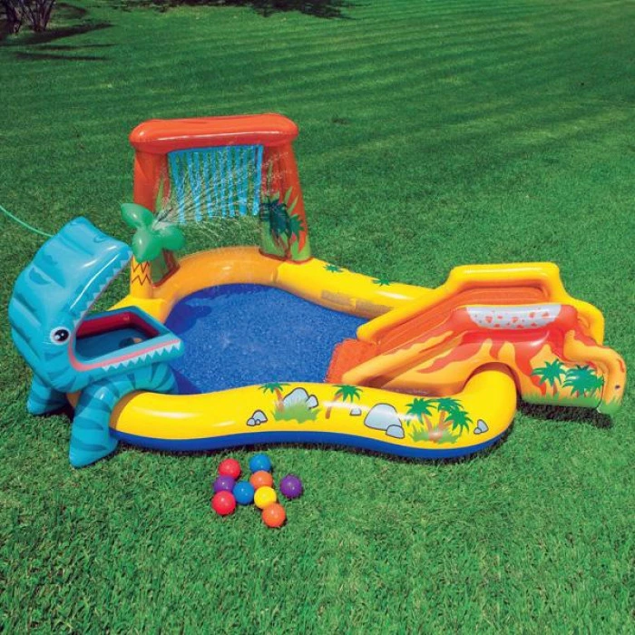 Aire De Jeux Gonflable Intex Jurassic / Dinosaure – Image 11