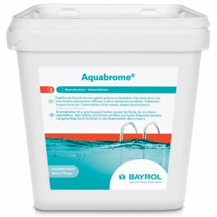 Bayrol Aquabrome - Pastilles De Brome à Dissolution Très Lente 10kg (2 Seaux De 5kg) – Image 2
