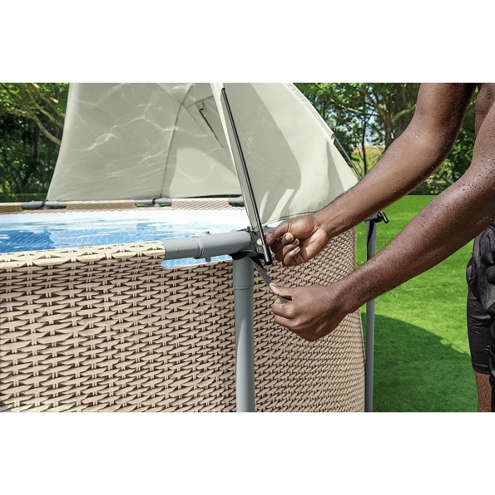 Auvent Pour Piscine Tubulaire Bestway Ø 3,05 à 5,49 M – Image 6
