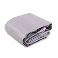 Bâche De Protection Intex Pour Piscine Tubulaire Ronde Sequoïa / Graphite Ø 4,78 M