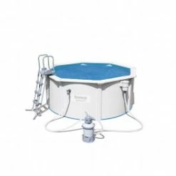 Bâche à Bulles Bestway Ronde 3,55 M Pour Piscine Hydrium De 3,66 M