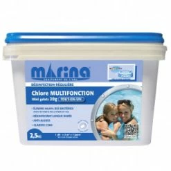 Marina Désinfection Régulière - Mini-galets De Chlore Multifonction 2,5kg