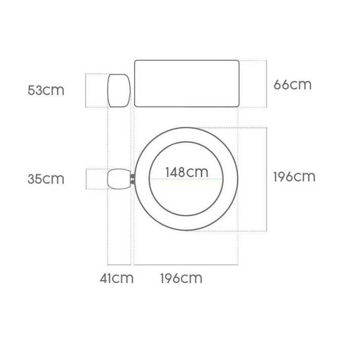 Spa Gonflable Bestway Lay-Z Spa BUDAPEST AirJet 6 Places – Image 12