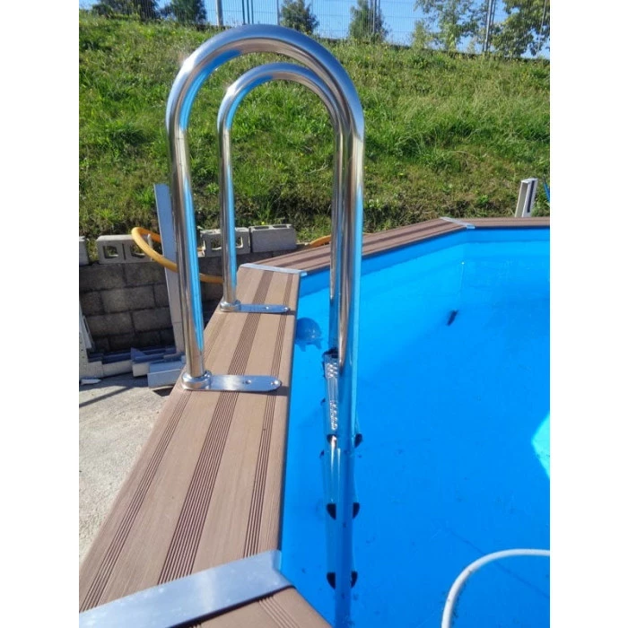 GRE Piscine Ovale Composite Gré - 6,64 X 3,86 X 1,24 M – Image 4