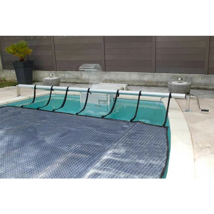 Enrouleur De Bâche à Bulles Pour Piscine En Bois Ubbink Premium – Image 4