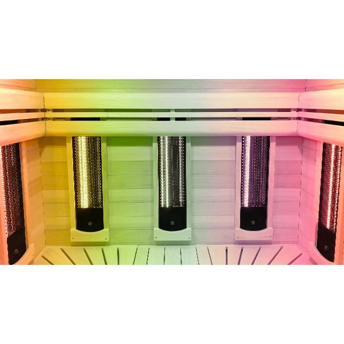 Sauna Hybride Traditionnel / Infrarouge Holl's Combi – Image 4
