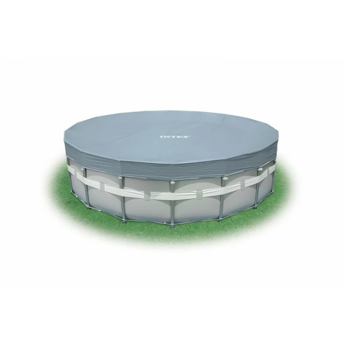 Bâche De Protection Intex Pour Piscine Tubulaire Ronde Ø 5,49 M