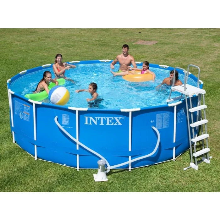 Kit Piscine Tubulaire Intex Metal Frame 4.57 X 1.22 M – Image 2