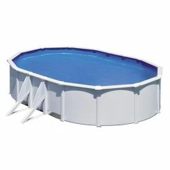GRE Piscine Ovale Acier Gré Fidji - 5 X 3 X 1,20 M