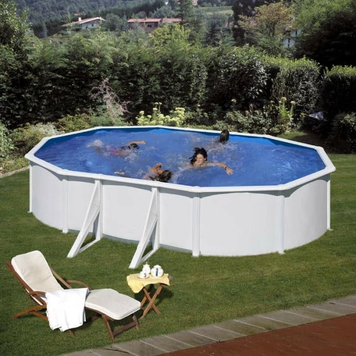 GRE Piscine Ovale Acier Gré Fidji - 5 X 3 X 1,20 M – Image 2