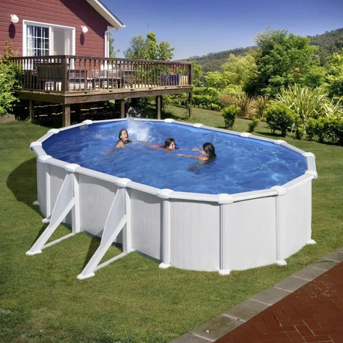 GRE Piscine Ovale Acier Gré Atlantis - 5 X 3 X 1,30 M – Image 2