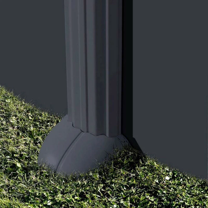 GRE Piscine Ovale Acier Gré Gris Anthracite - 6,10 X 3,75 X 1,30 M – Image 4