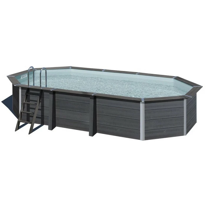 GRE Piscine Ovale Composite Gré - 6,64 X 3,86 X 1,54 M