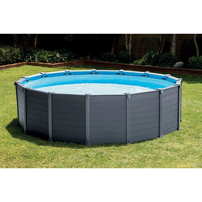 Liner Pour Piscine Intex Sequoïa / Graphite 4,78 X 1,24m Et Prism Frame Ø 4,57 X 1,22m – Image 2