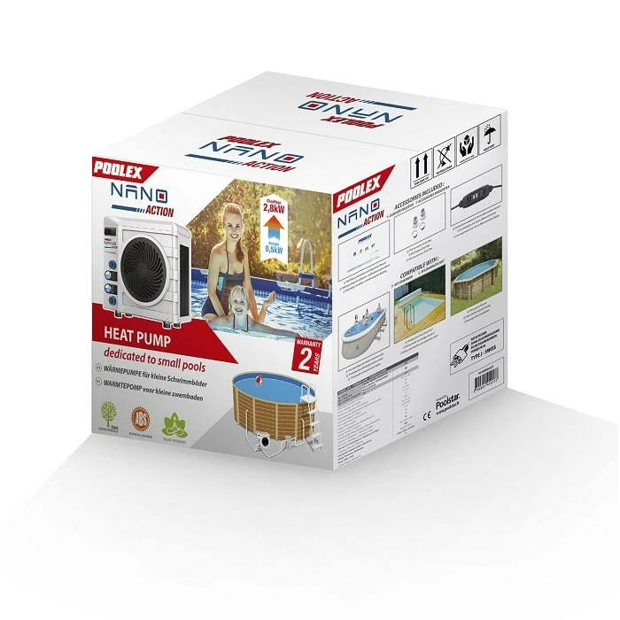 Pompe à Chaleur Poolex Nano Action 3 KW Pour Piscine < 20 M³ – Image 3