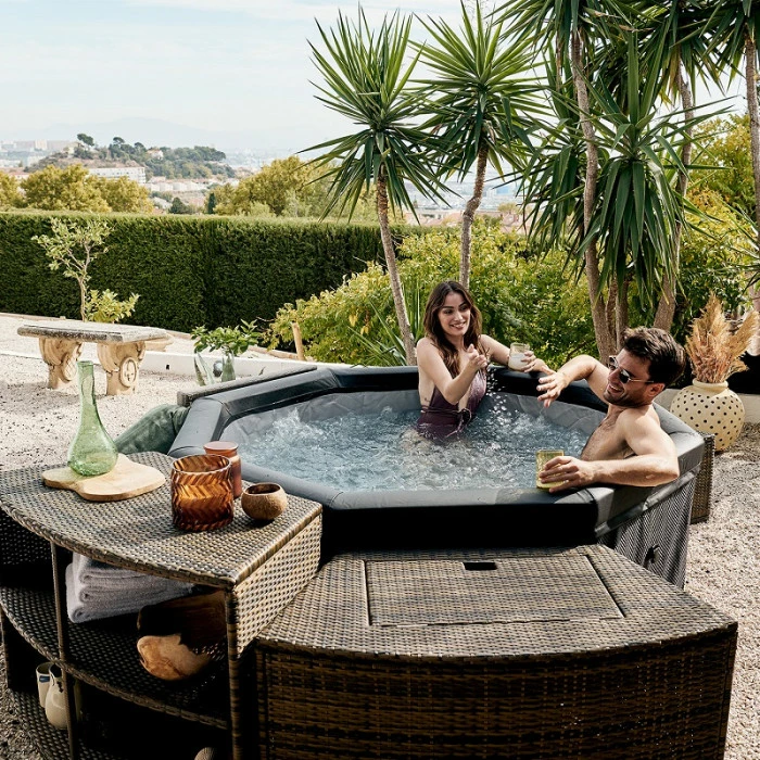 Pack Spa Portable Netspa Octopus 4 à 6 Personnes + Mobilier – Image 13