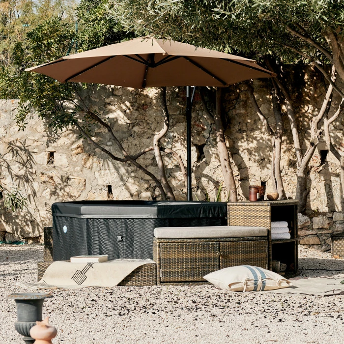 Pack Spa Portable Netspa Octopus 4 à 6 Personnes + Mobilier – Image 2