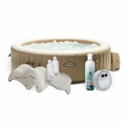 Intex Pack Spa Gonflable Sahara 4 Places + Accessoires