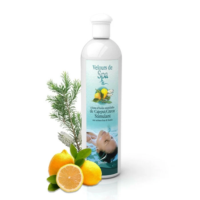 Parfum De Spa à Base D'huiles Essentielles De Cajeput Et De Citron Camylle 500 Ml