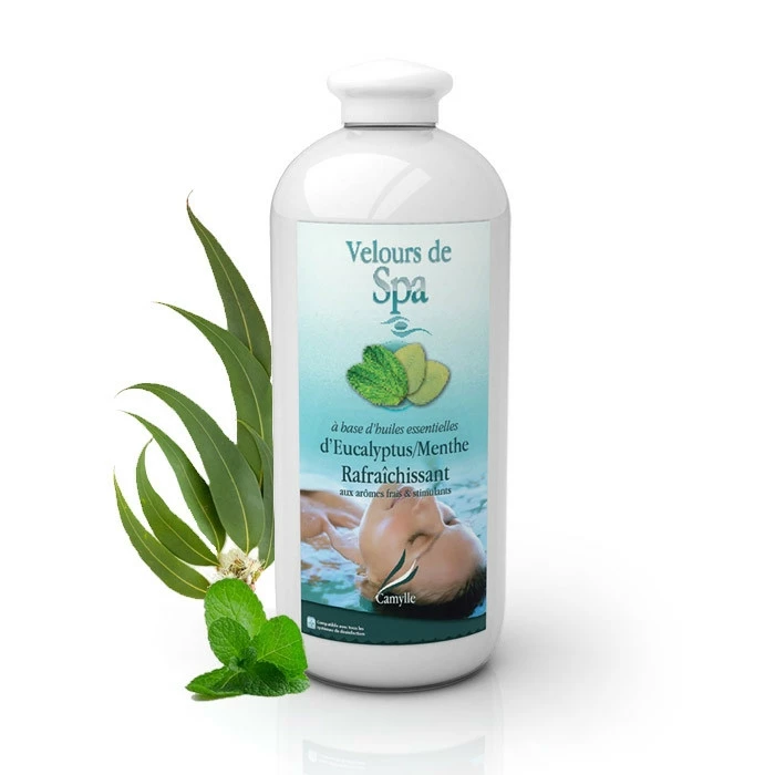 Parfum De Spa à Base D'huiles Essentielles D'Eucalyptus Et Menthe 1000 Ml