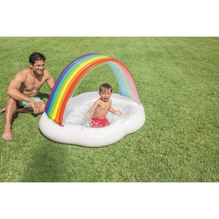Pataugeoire Gonflable Intex Nuage + Arc-en-ciel – Image 2