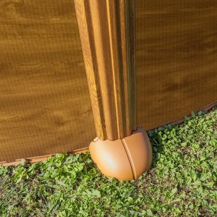 GRE Piscine Ronde Acier Gré Sicilia Imitation Bois - Ø 3 X 1,20 M – Image 6