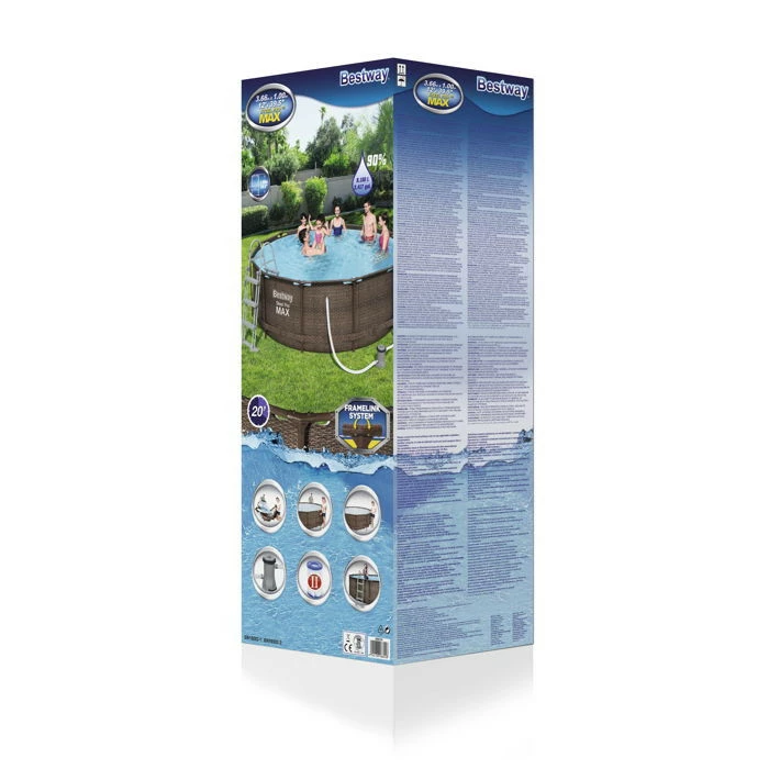 Piscine Tubulaire Ronde Bestway Steel Pro Max 3,66 X 1,00 M – Image 3